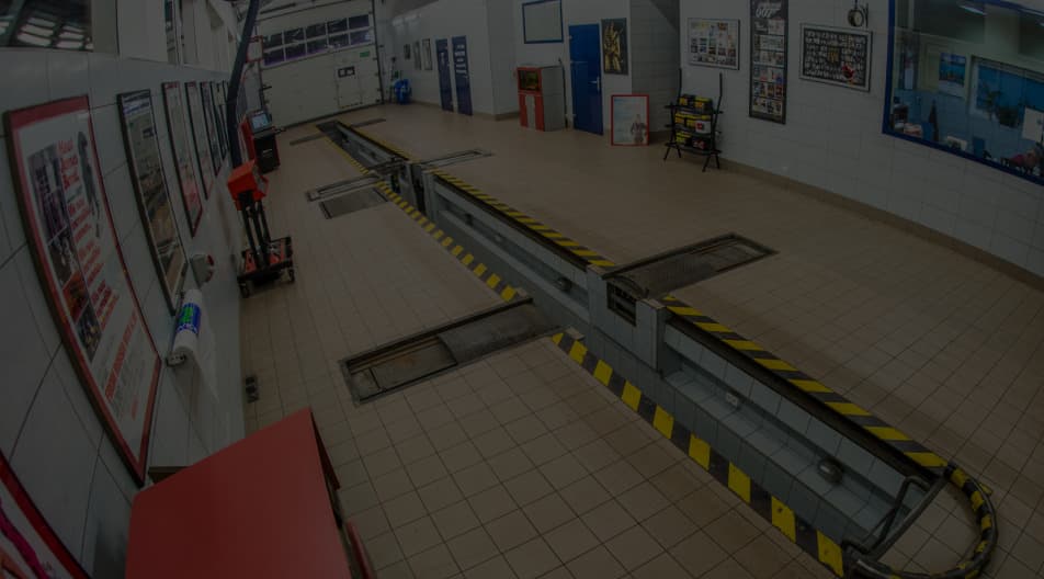 Budynek stacji kontroli pojazdów Auto-Bud Godula